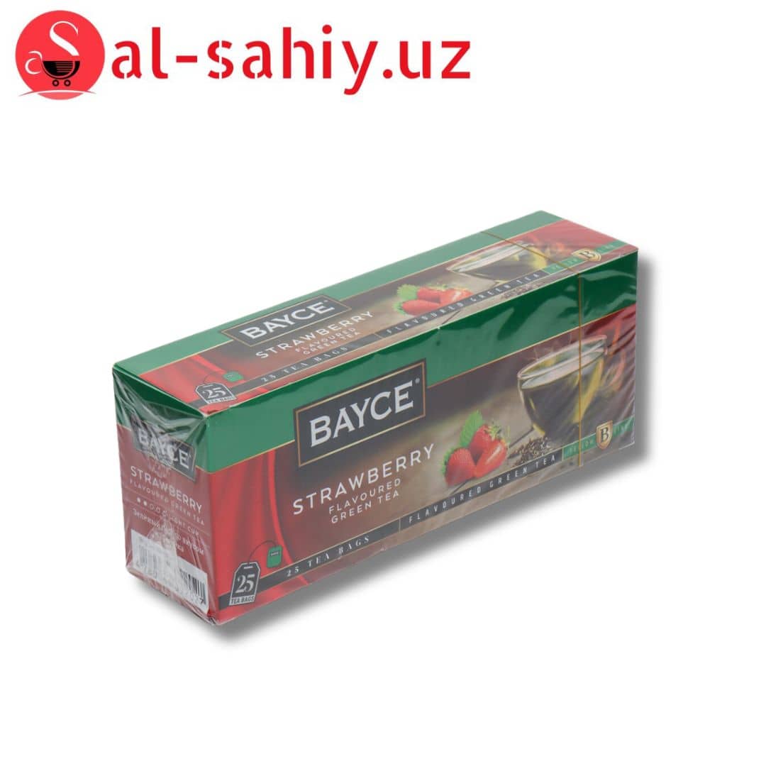 Чай "Bayce"  зелёный Клубника 25шт 1