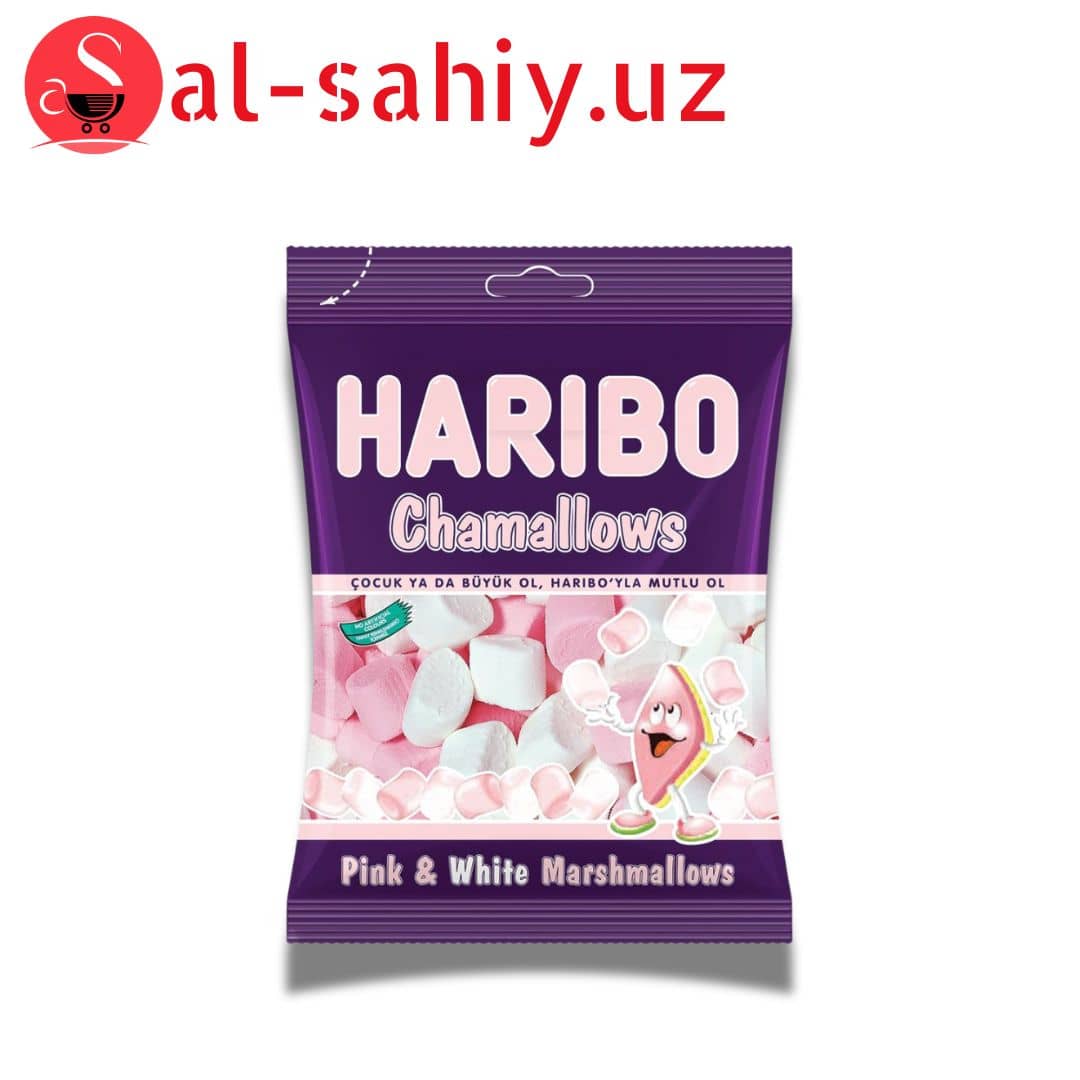Haribo Chamallows Pink and White 70g 1
