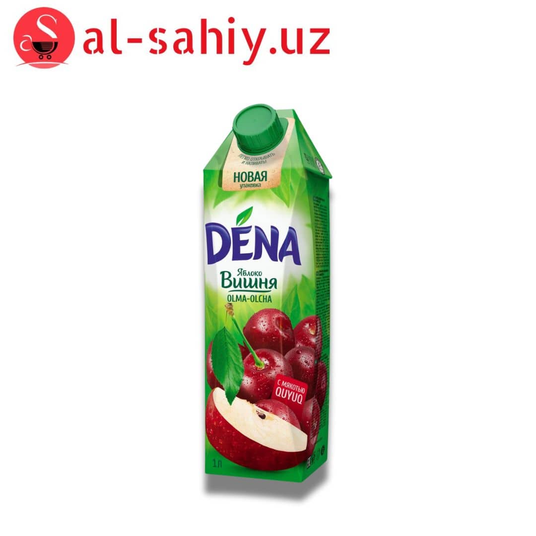 Сок Dena Яблоко Вишня 1л 1