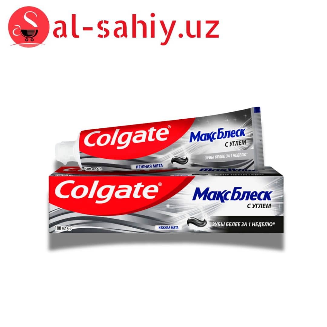 Зубная паста "Colgate" Макс Блеск с Углем 100 гр 1