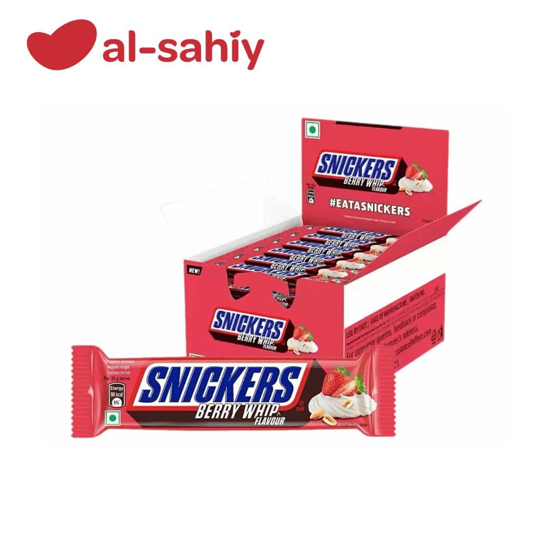 Шоколадный батончик berry whip  "SNICKERS" 40гр 1