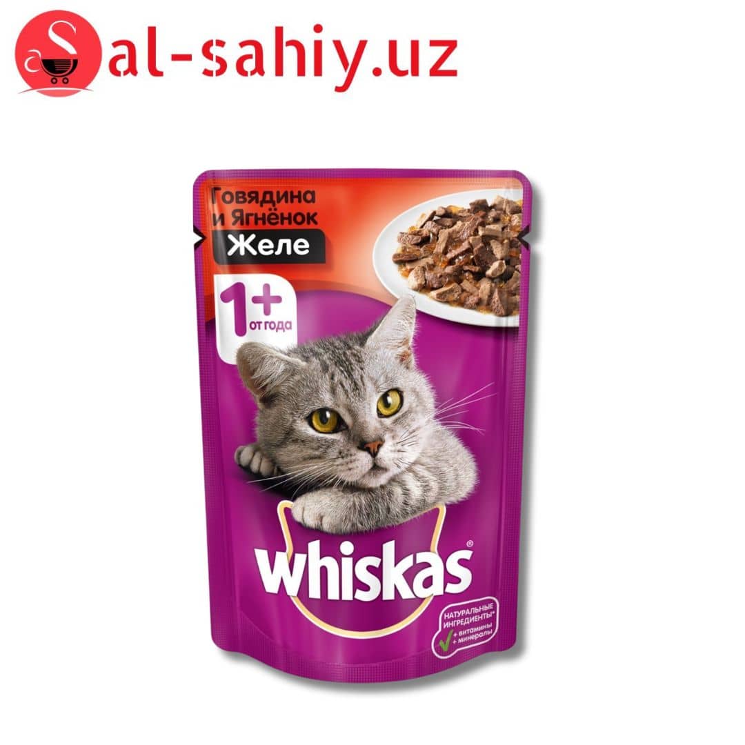 Whiskas Говядина и ягнёнок 85гр 1