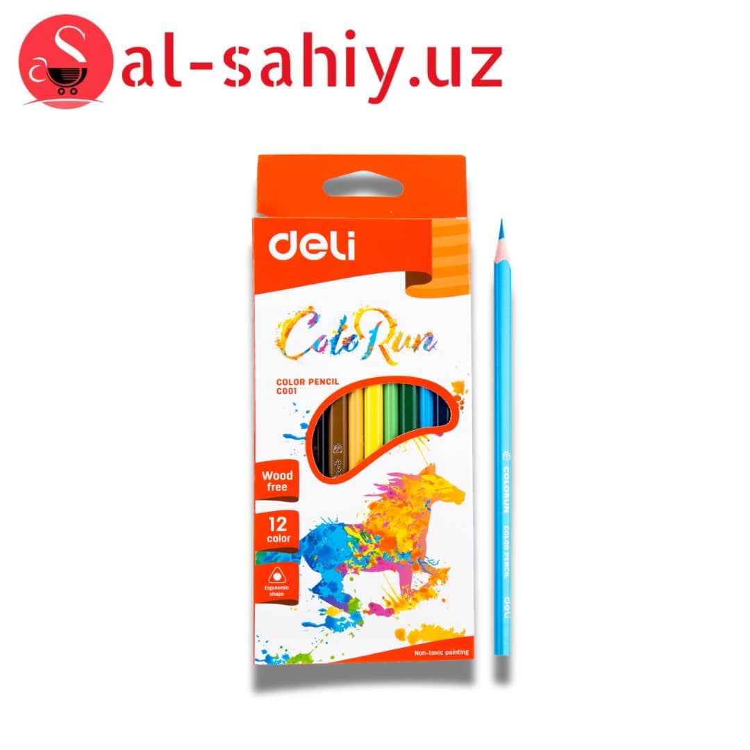 Карандаш цветн. DELI EC00100 1