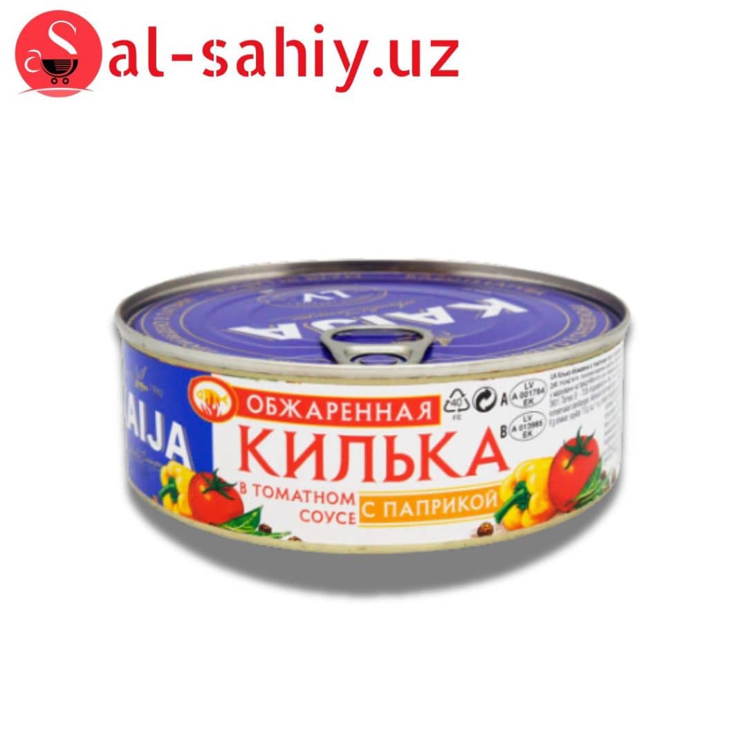 Kaija Килька в томатном соусе 140гр 1