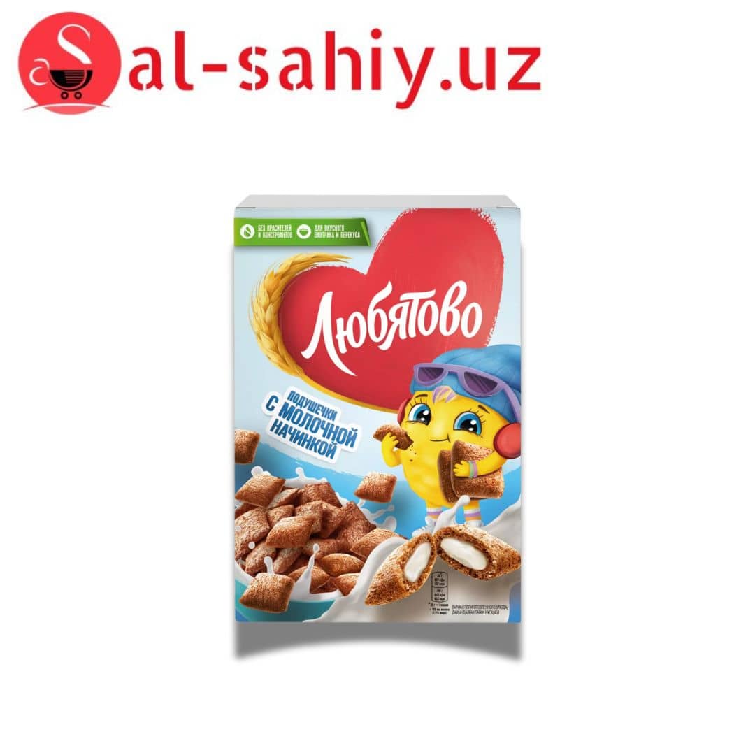 Подушечки С молочной начинкой  "Любятово" 220 гр 1