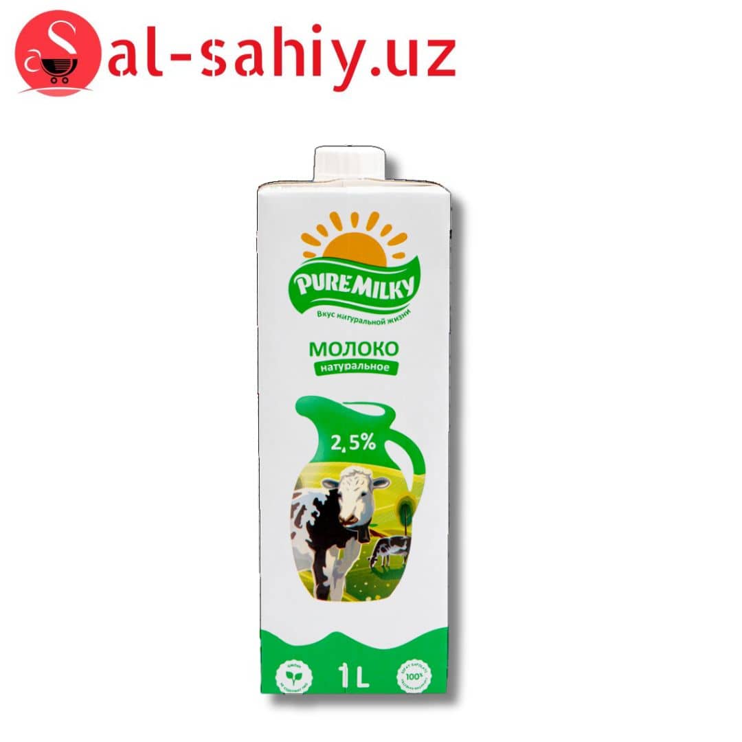 Молоко натуральное Pure milky 3.2% 1 л 1