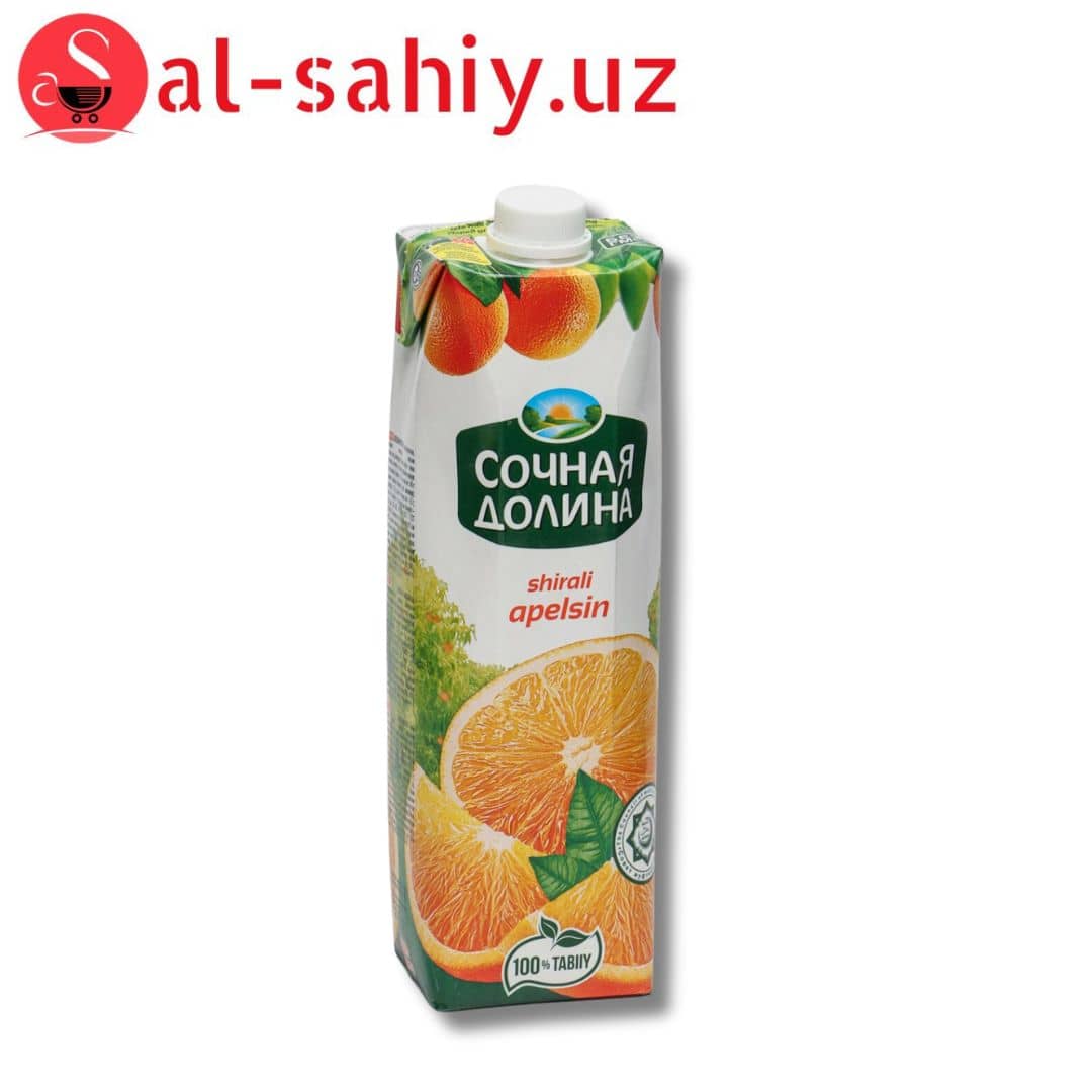 Сок Сочная Долина 1л апелсин 1