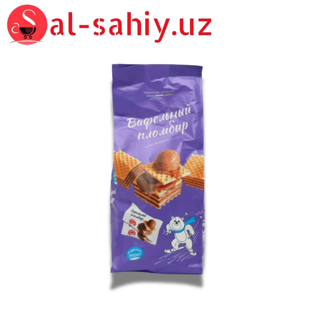 Вафелный Пломбир со вкусом шоколада 400 гр 1