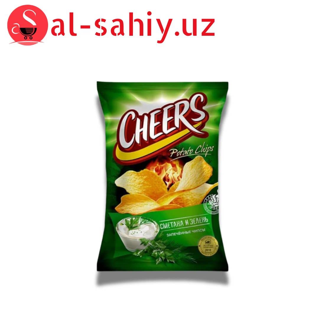 Новый  Чипсы Чеерс со вкусом сметана и лук  27гр 1