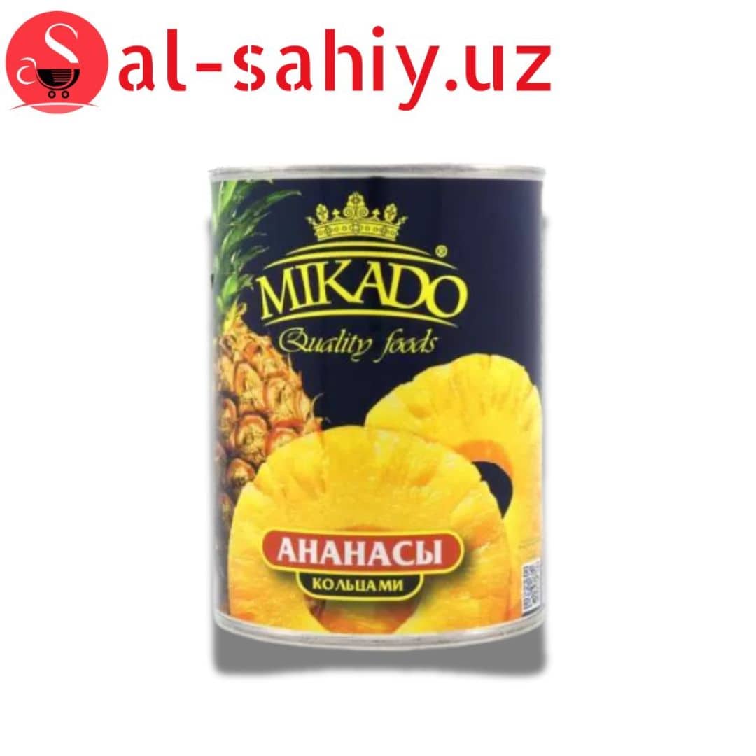 Консервы "MIKADO" ананасы 580мл 1
