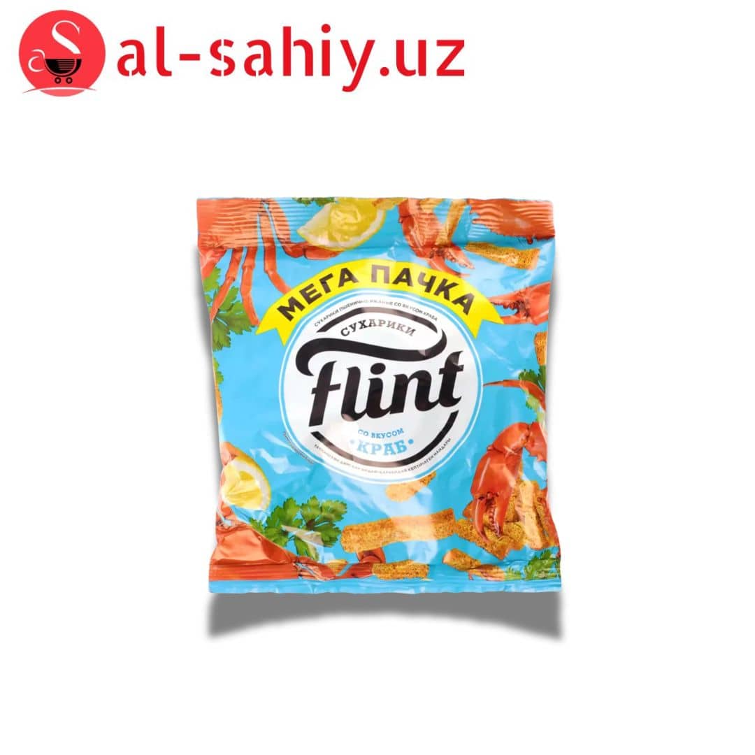 Новый Сухарики FLINT со вкусом краб  27гр 1