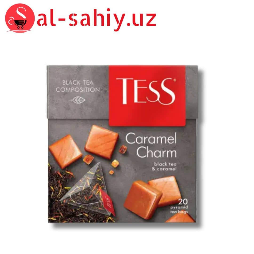 Чай TESS черн. Caramel Charm в пакетиках 1.8гр х 20 пак 1