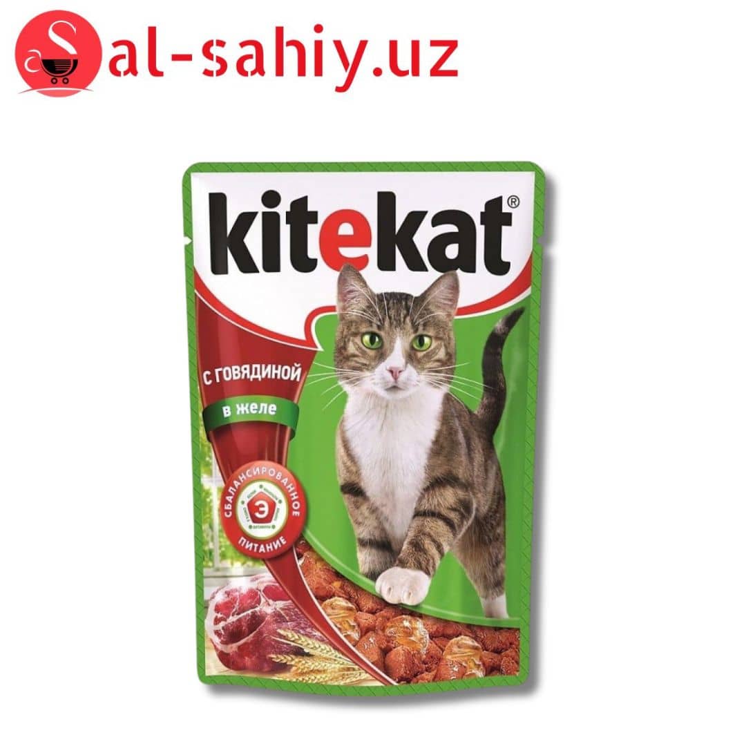 KiteKat - с говядиной Желе 85гр 1