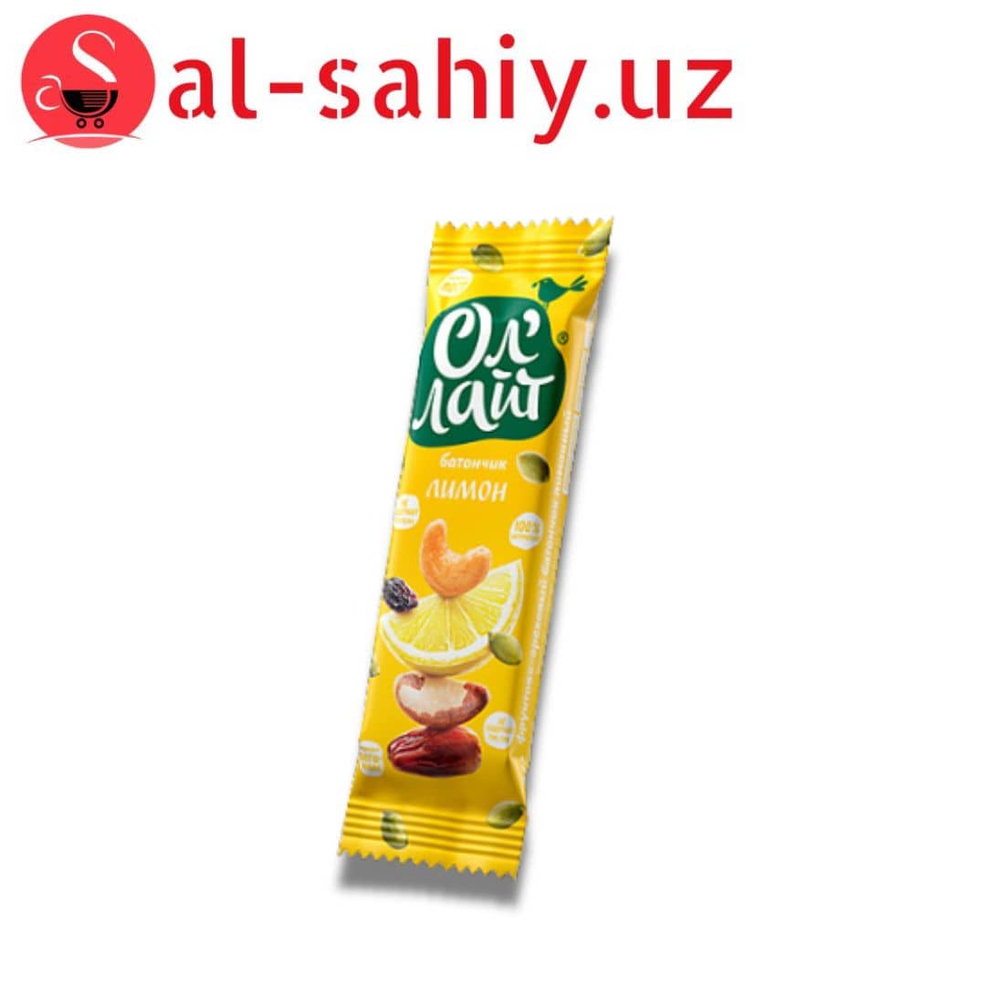 Ол лайт Фрук орех батончик Лимонный 30г 1