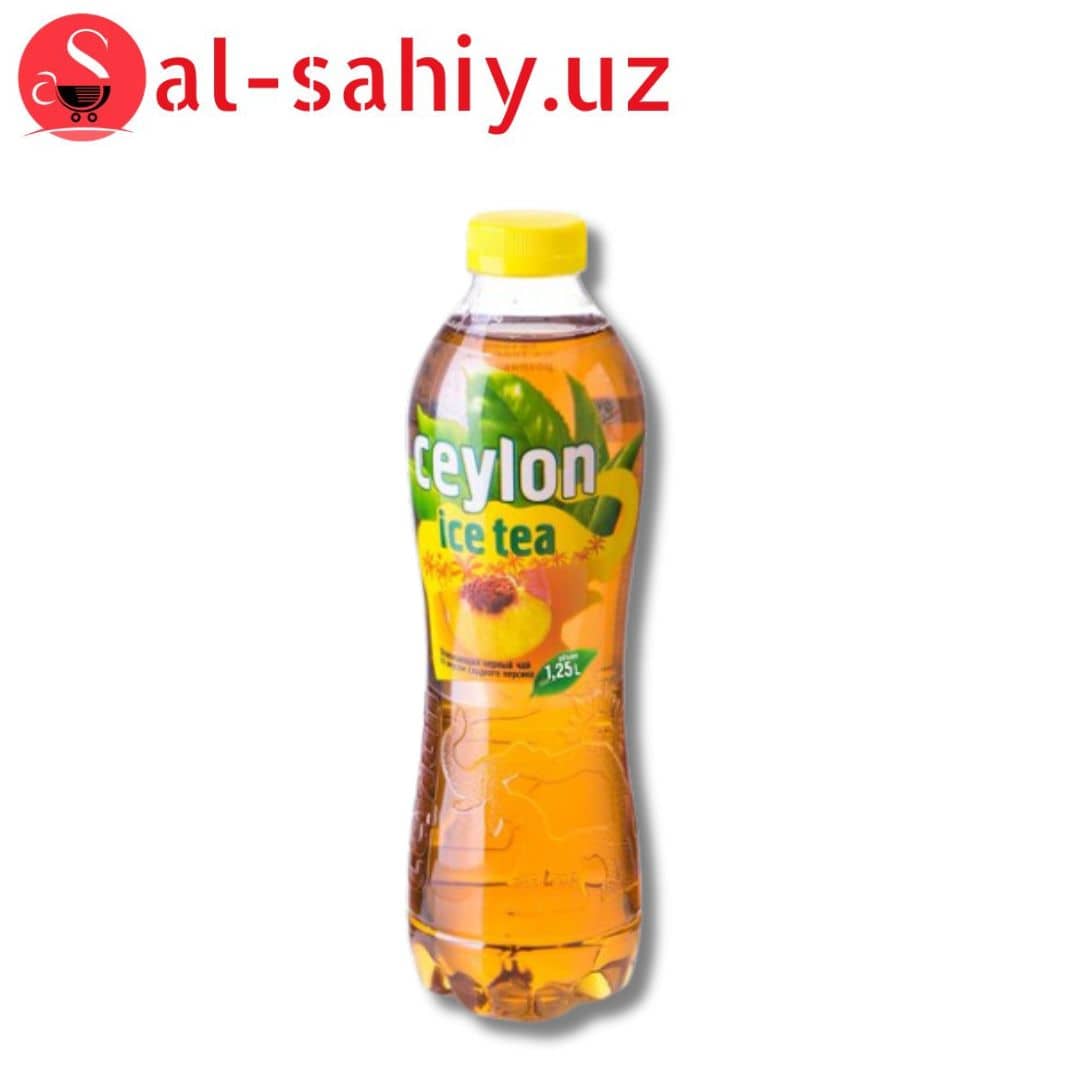 Чай "CEYLON ICE TEA" черн ар персика 1,25л 1