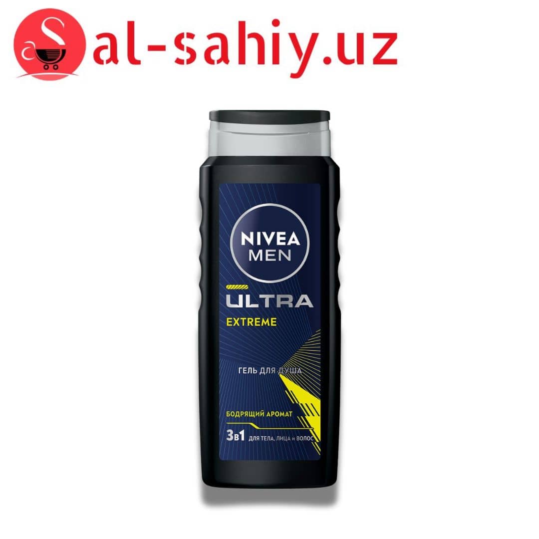Гель для душа NIVEA  MEN "Ultra extreme" 500мл 1