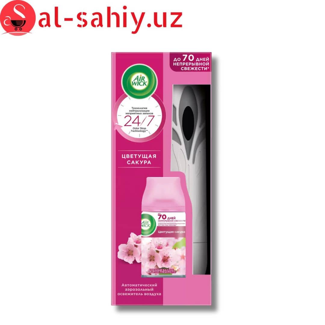 Освежитель воздуха AIR WICK Автоматический сменный баллон Freshmatic Pure Цветущая сакура 250 мл 1