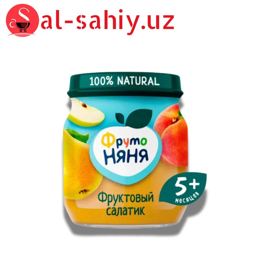 Фруто Няня 100 г Груша и персик 1
