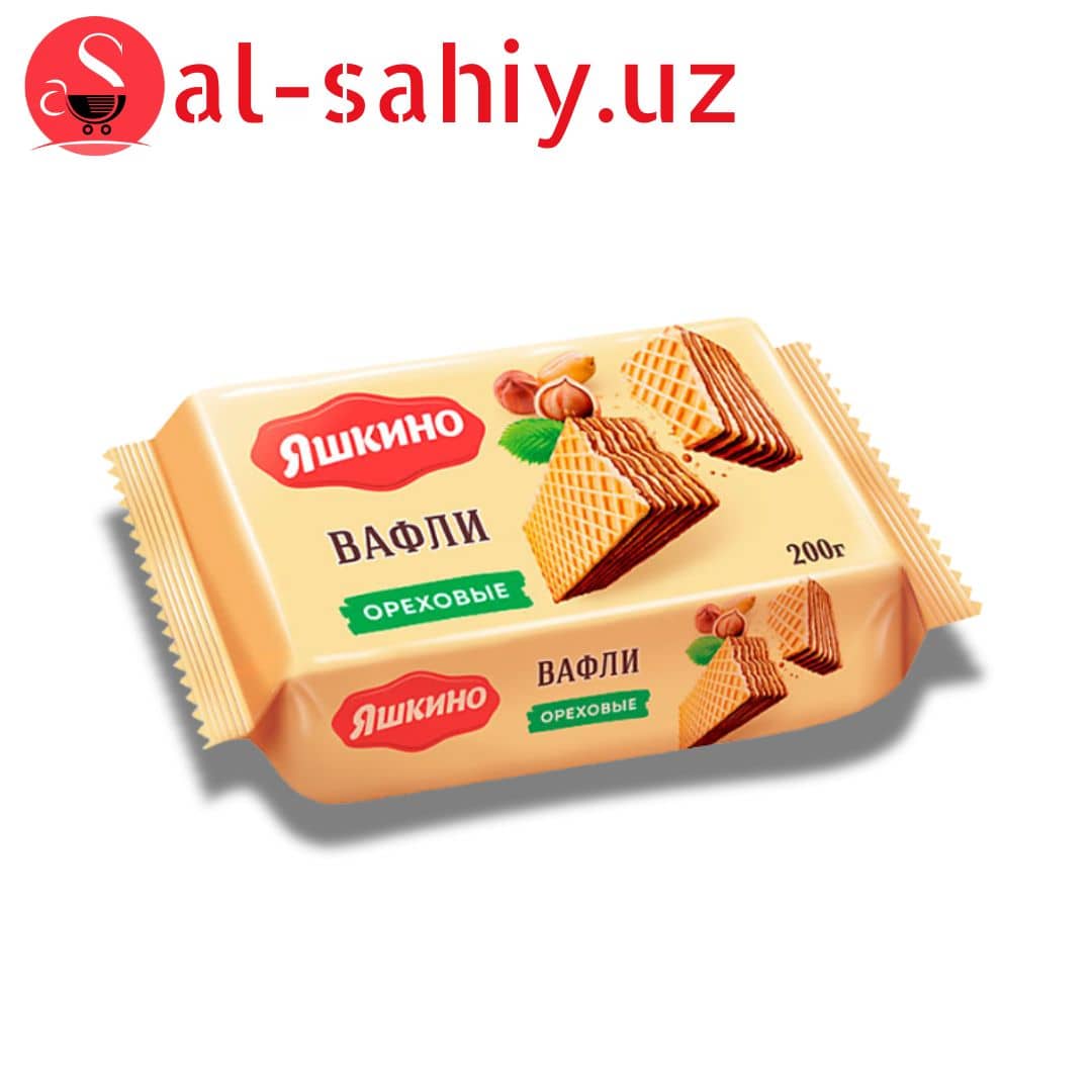 Вафли "Яшкино" ореховые 200гр 1