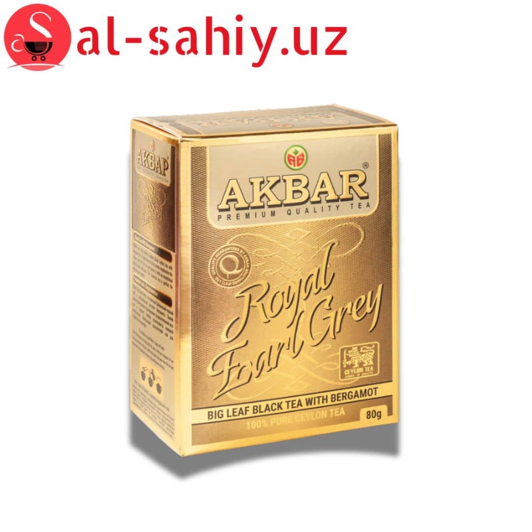 Чай "AKBAR" с бергамотом earl grey 80Г 1