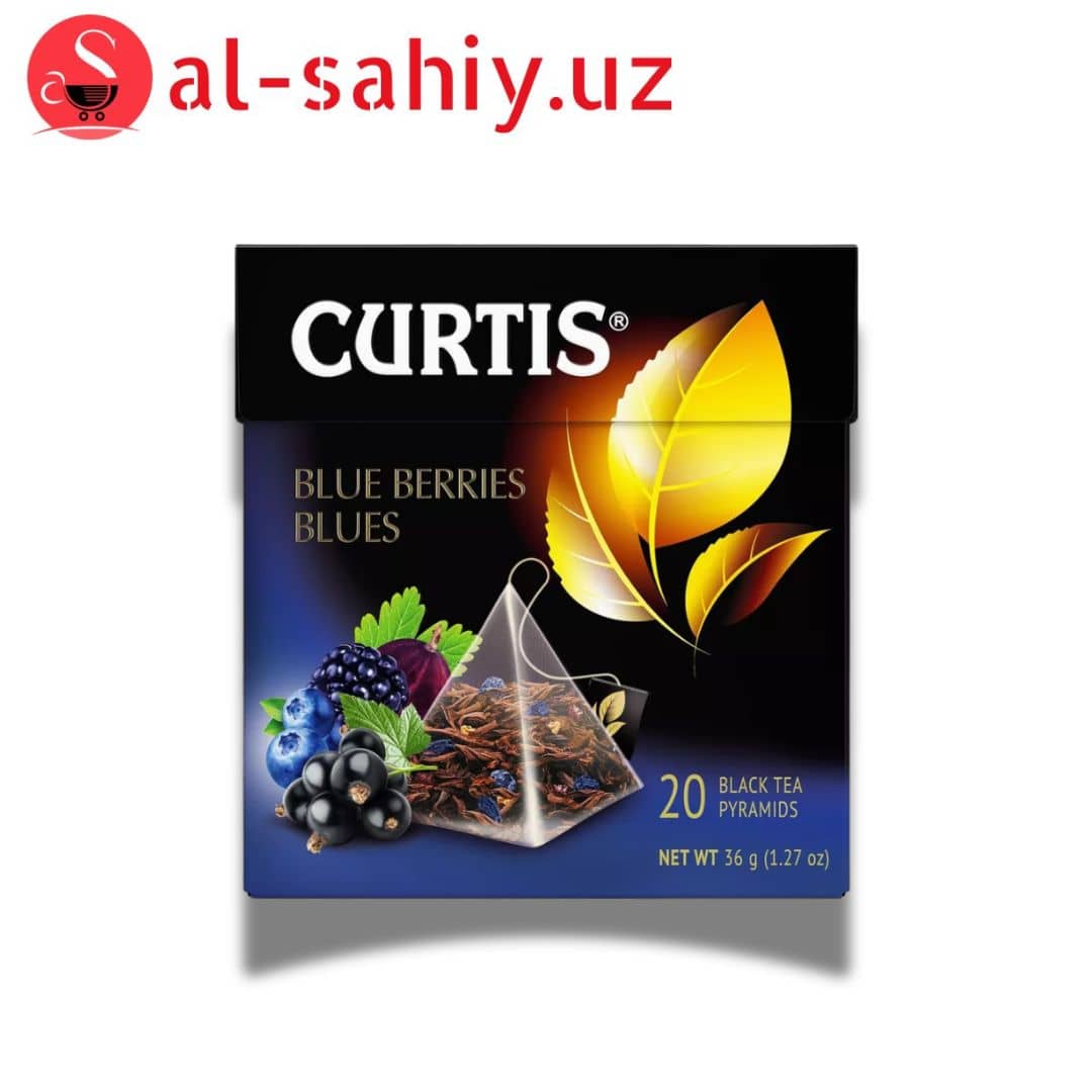 Чай Curtis Blue Berries Blues чёрный (20 пирамидок) 1
