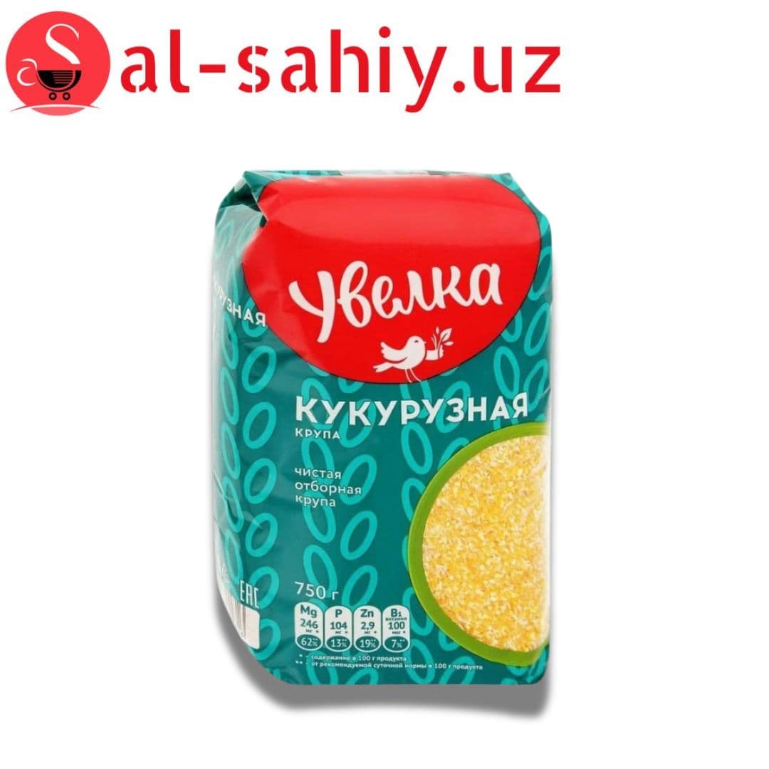 Крупа кукурузная "Увелка" 750г м/уп - Штрих-код: 4607016244716