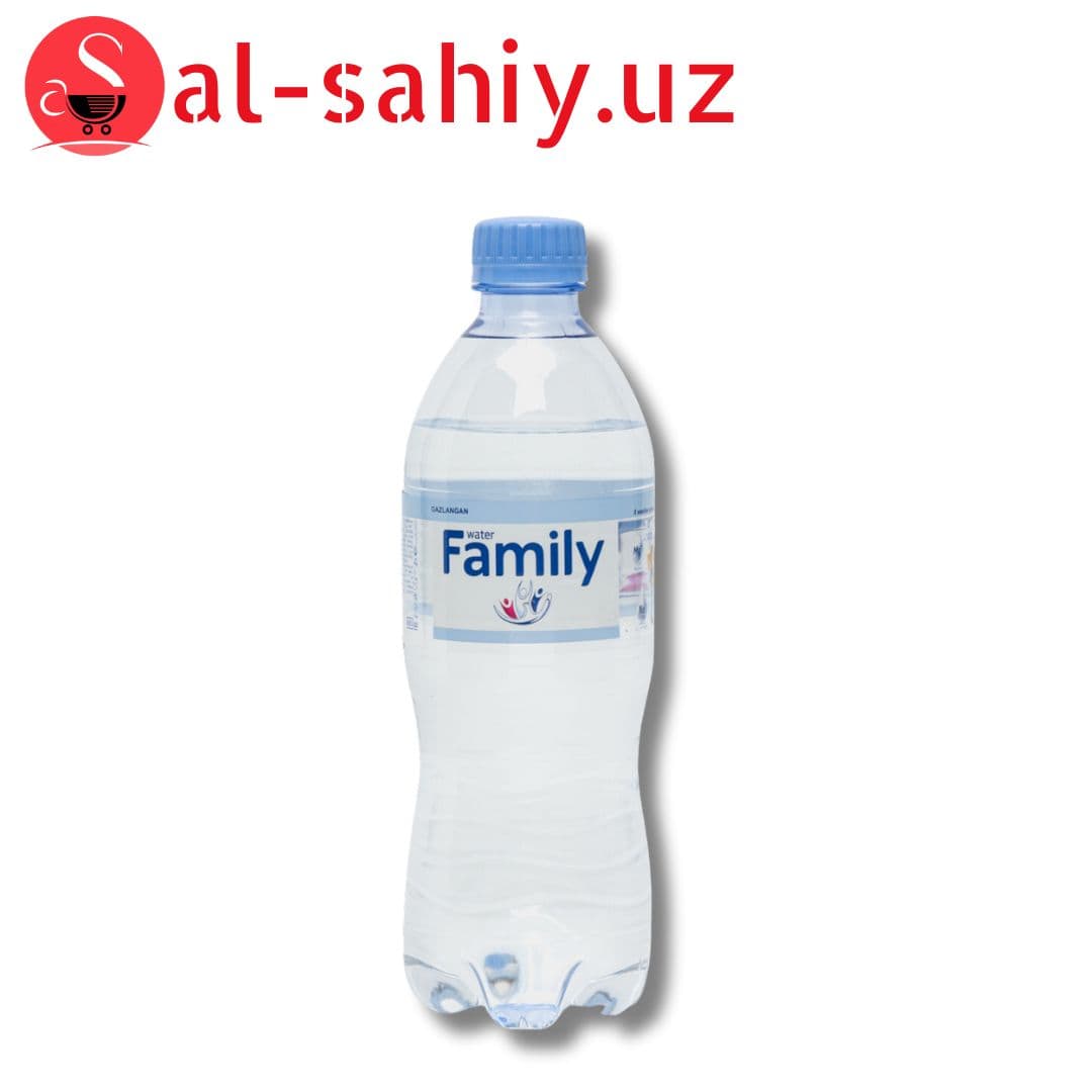 Вода с газ. Family 0,5л