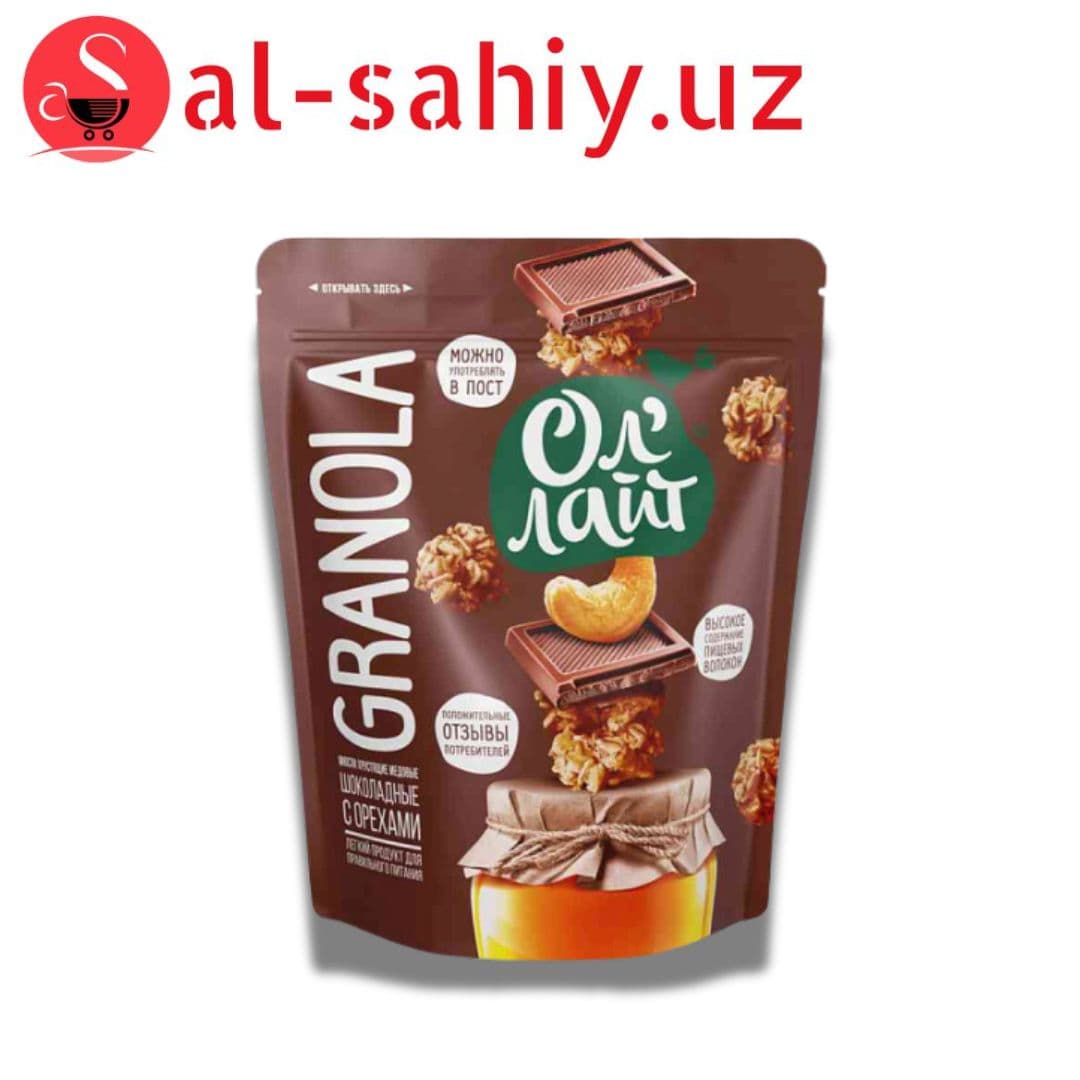 Мюсли хрустяшие с орехами Granola 280гр