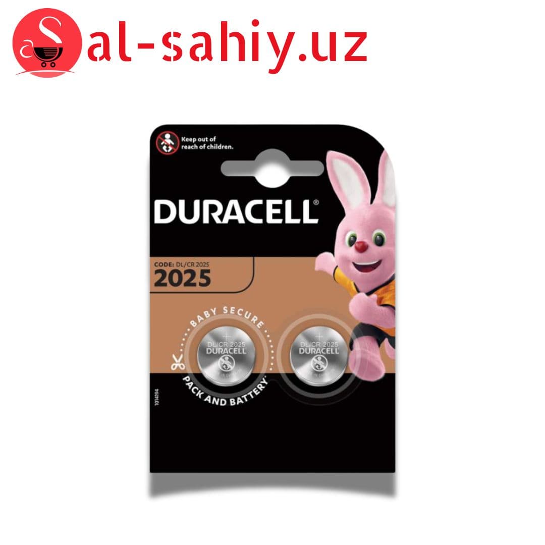 Батарейка Duracell CR2025 3V литиевая, 1шт