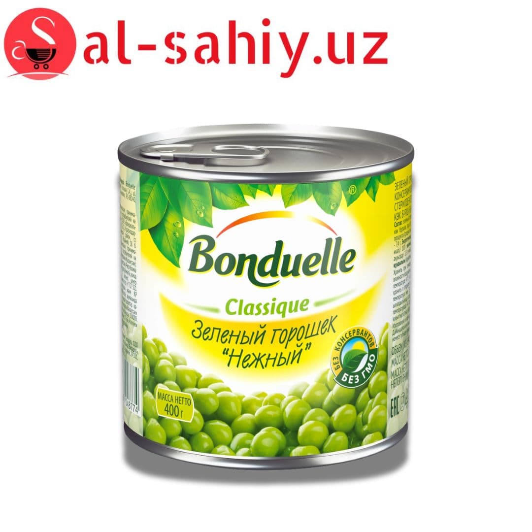 Зеленый горошек "Bonduelle" 400гр ж/б