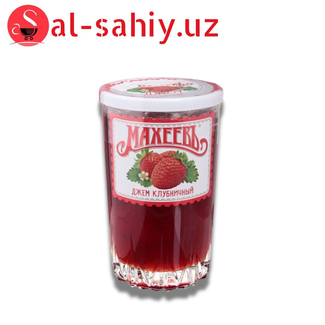 Джем ''Махеев" Клубничный стакан 400 гр