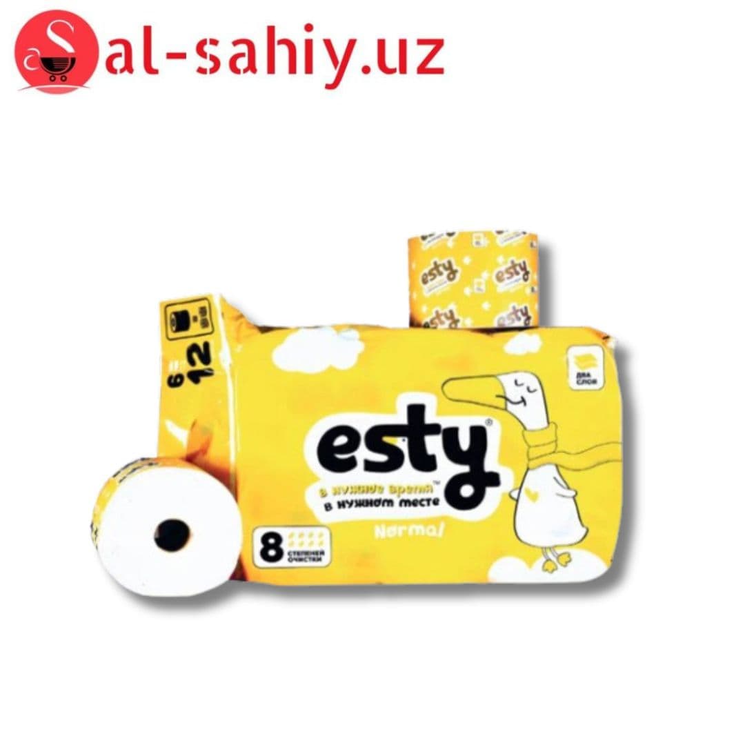 Туалетная бумага ESTY 6шт