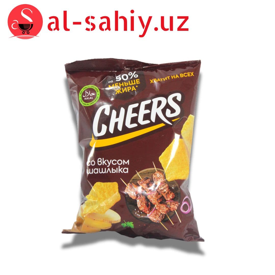 Новый  Чипсы Чеерс со вкусом  шашлыка  27гр