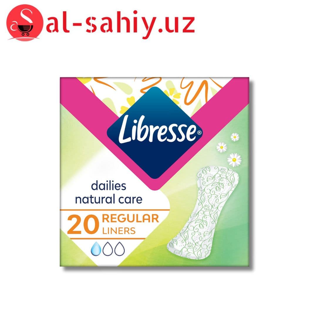Прокладки гигиенические Libresse Natural Care Pantyliners Normal 20 шт