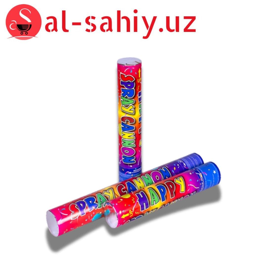 Хлопушка HAPPY SPRAY CANNON FIESTA Большой