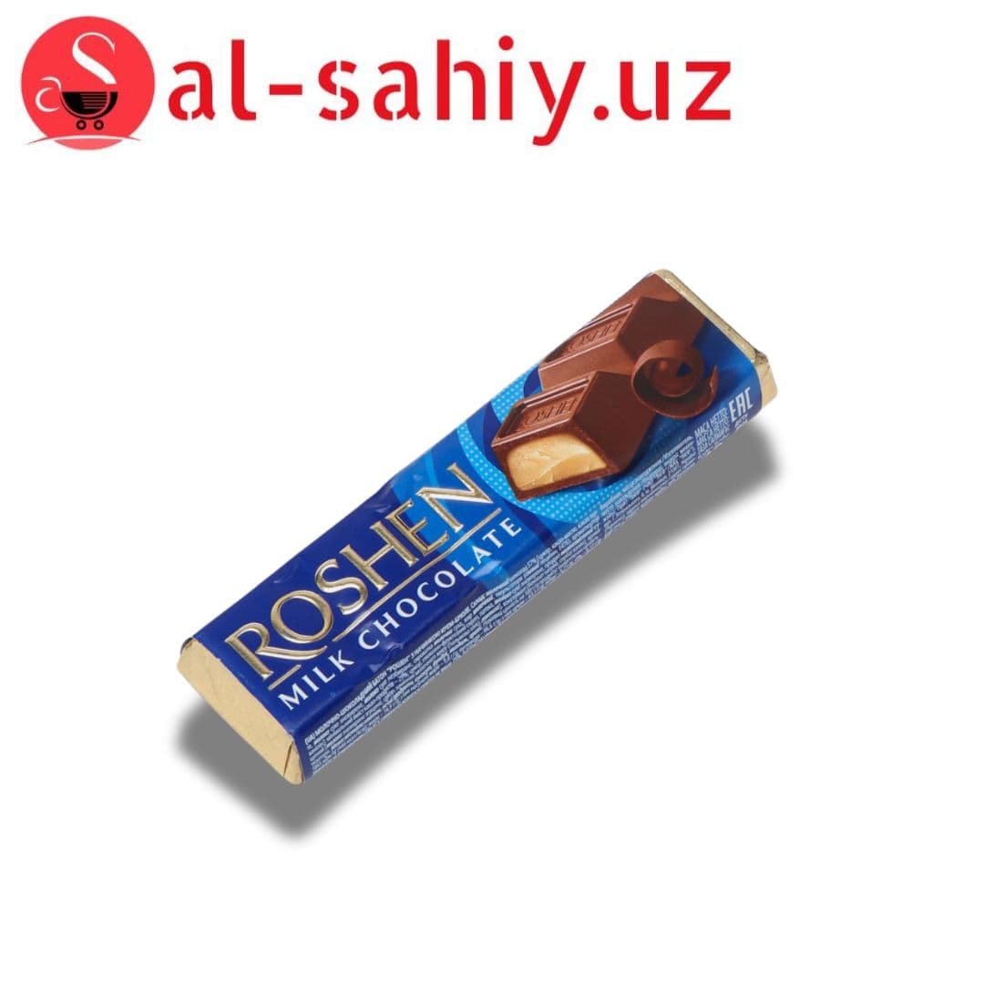 Шоколадный батончик "ROSHEN" мол-шок с  начинкой 43гр
