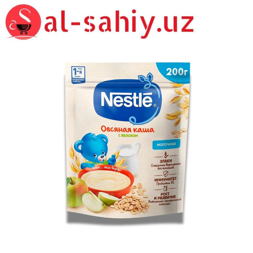 Nestle Каша овсяная яблоко 200 гр