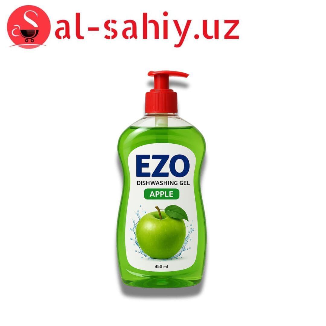 Гель для мытья посуды "EZO" яблоко  450 мл