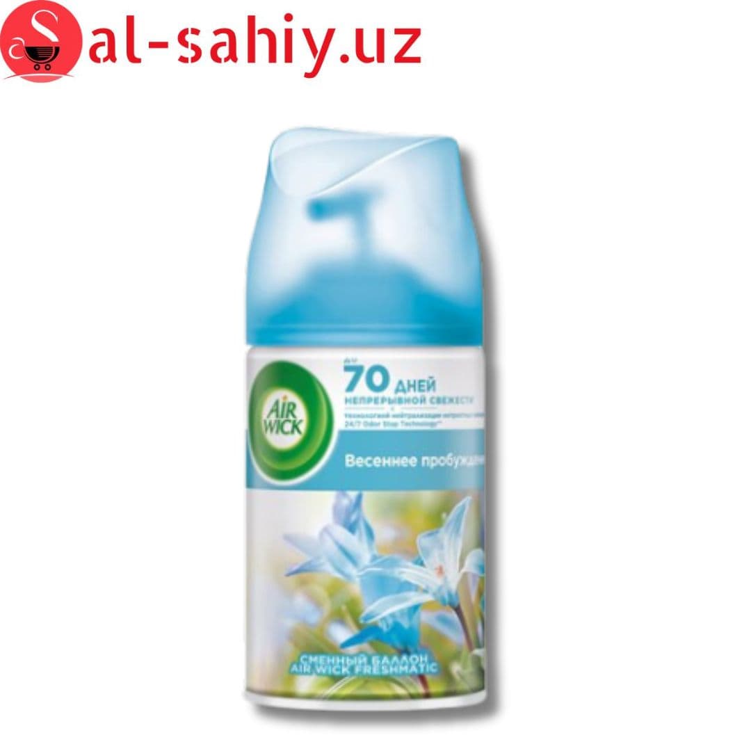Освежитель воздуха "Airwick Freshmatic Pure" Весеннее настроение, сменный аэрозоль, 250 мл