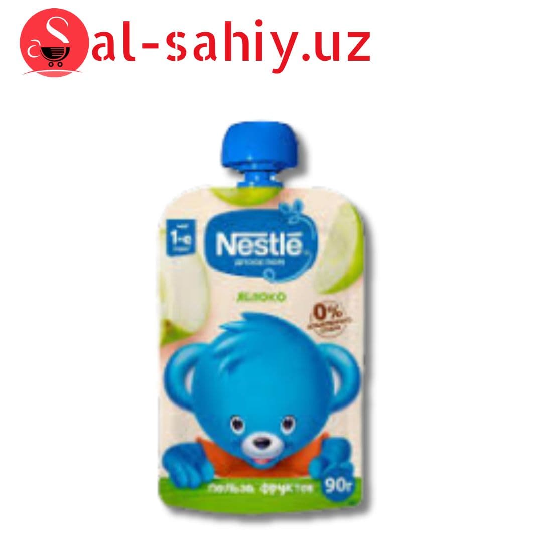 NESTLE пюре из яблок и черники 90г