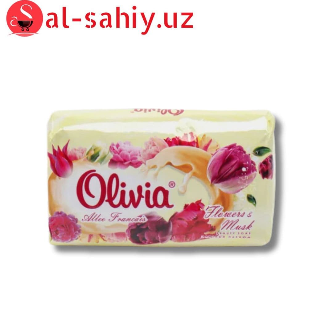 Мыло туалетное Olivia (с кремом) 420г