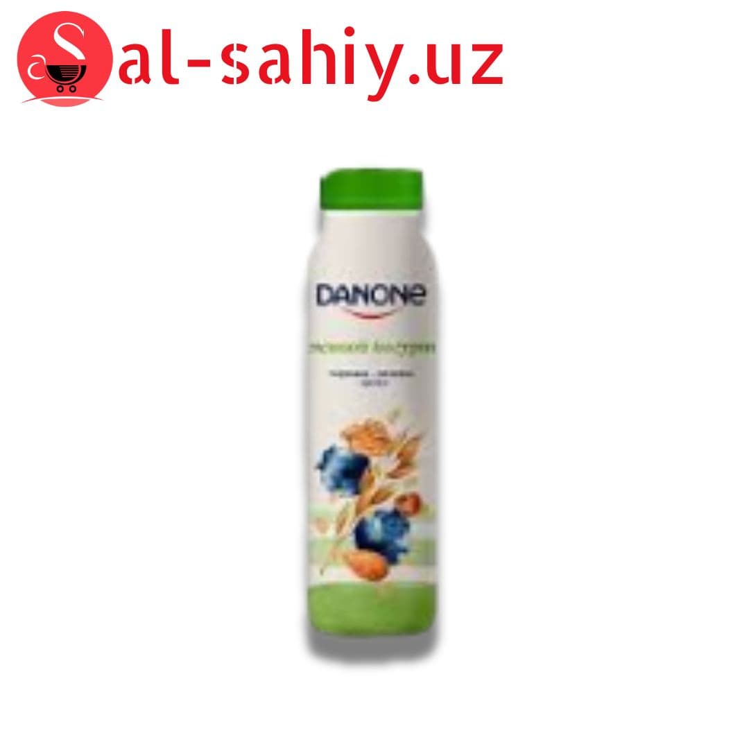 Питьевой йогурт Данон с черникой, овсянкой и орехом 270г