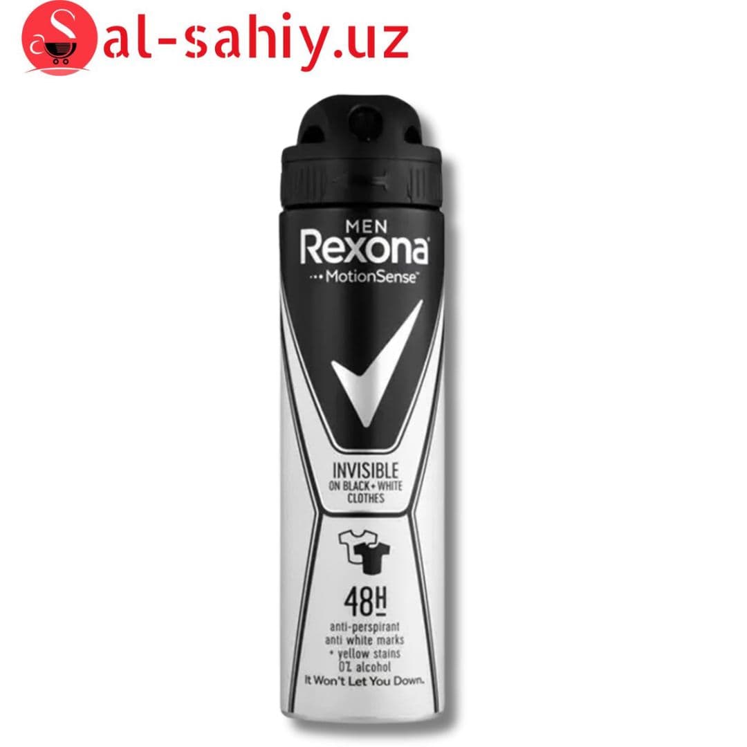 Дезодорант "REXONA" Titan спрей Invisible on black & white 150мл