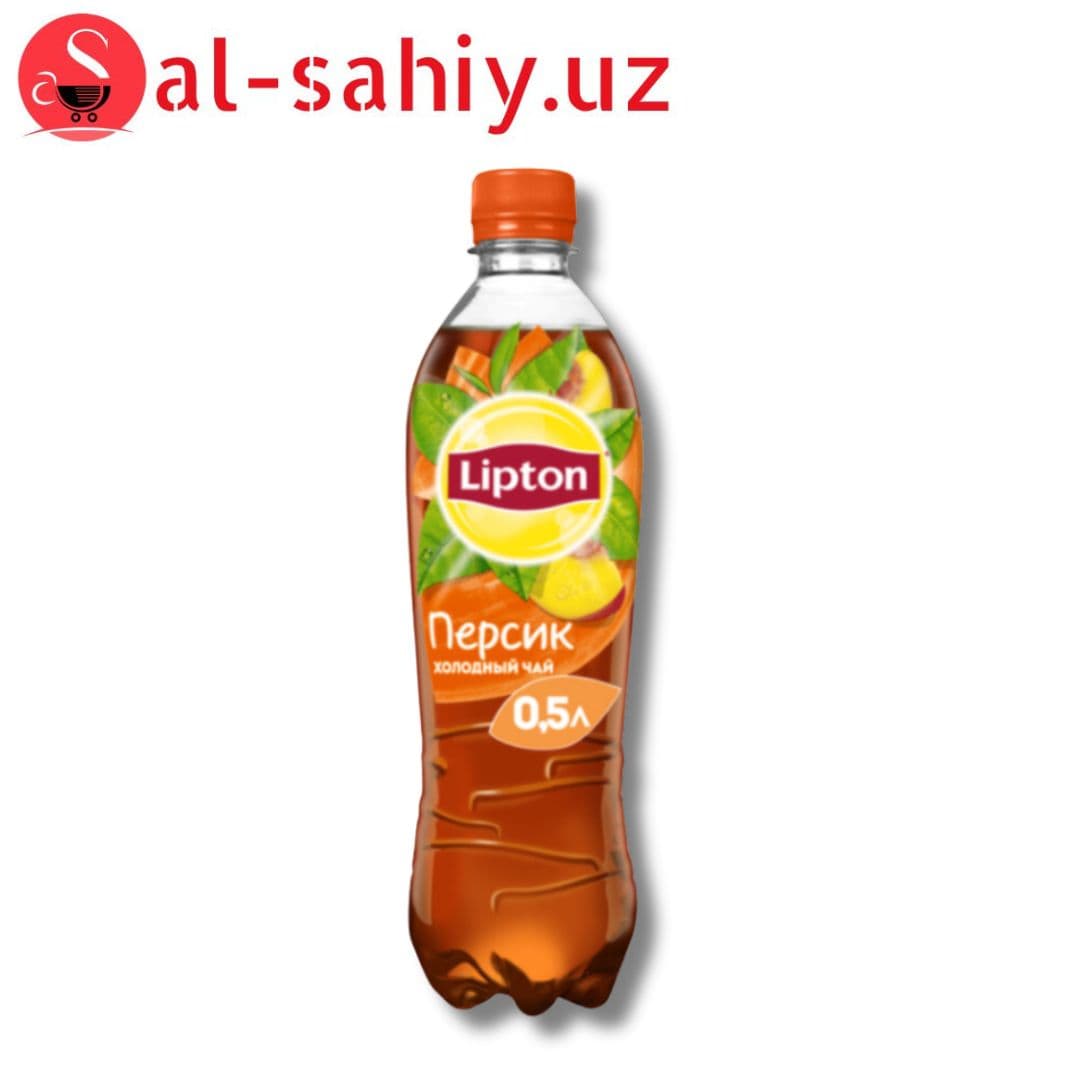 Чай "Lipton" Зелёный с персиком 0.5л