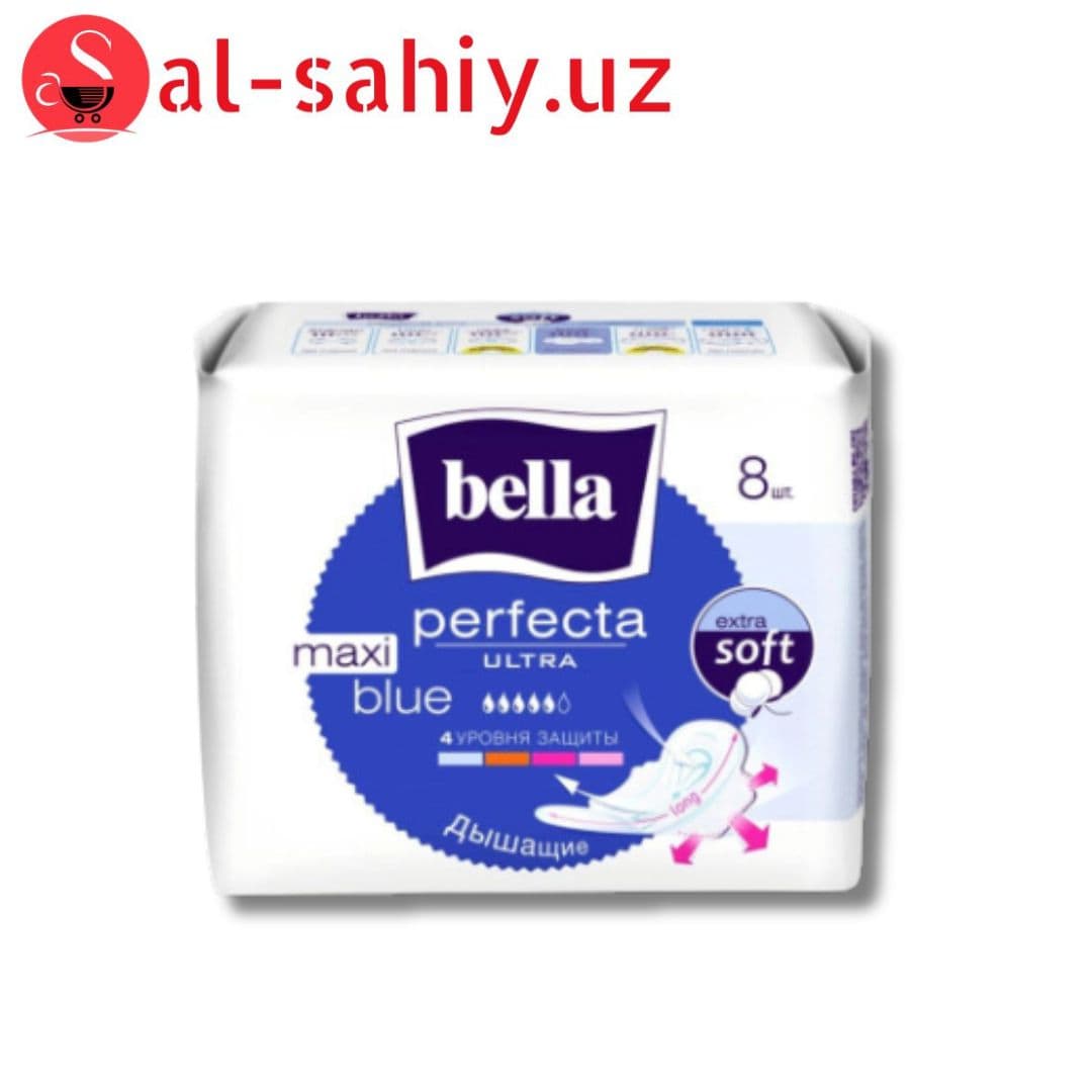 Bella прокладки женские супертонкие "Perfecta Ultra" Maxi blue по 16 штКоличество в упаковке
