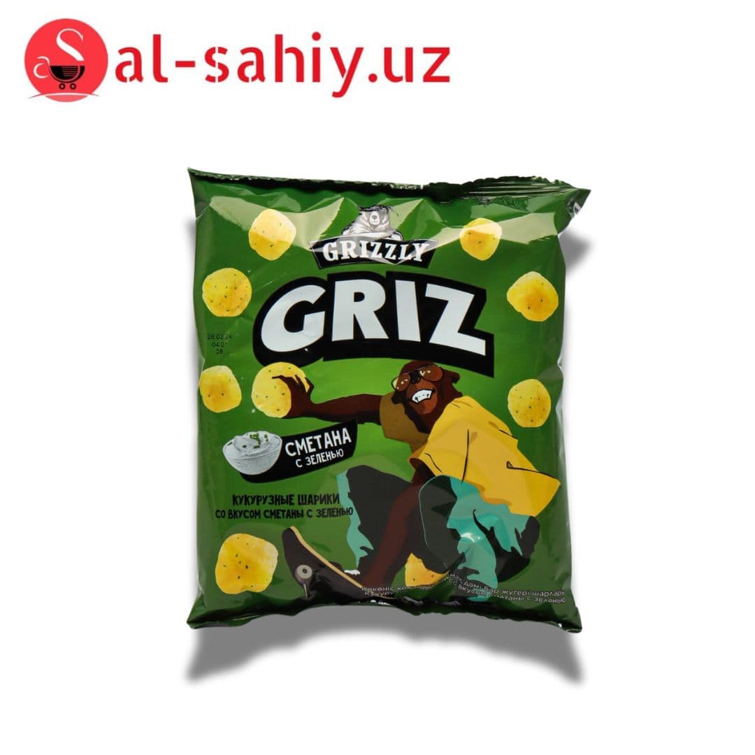 Кукурузние шарики Grizzly 50 gr