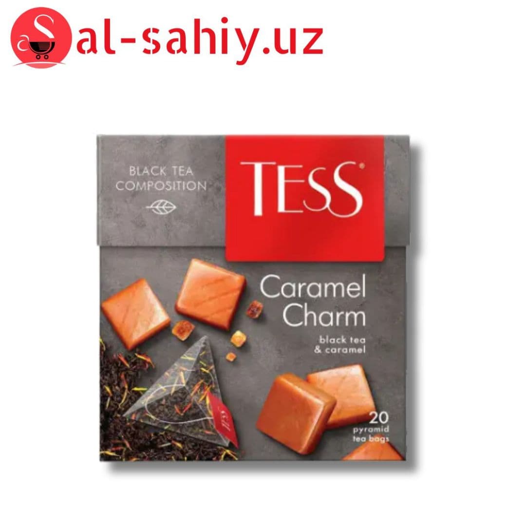 Чай TESS черн. Caramel Charm в пакетиках 1.8гр х 20 пак