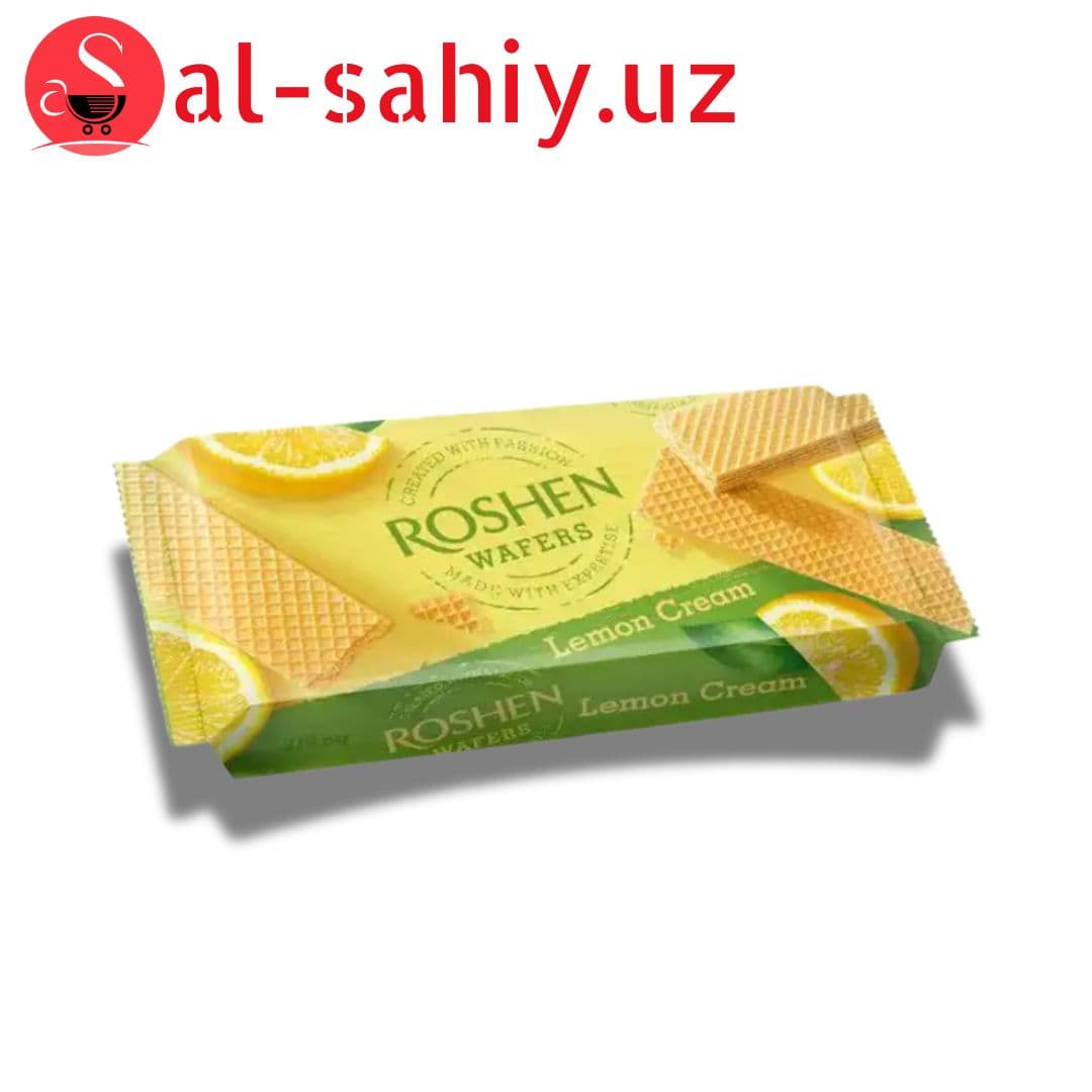 Вафли "ROSHEN" Wafers Лимон 216 гр