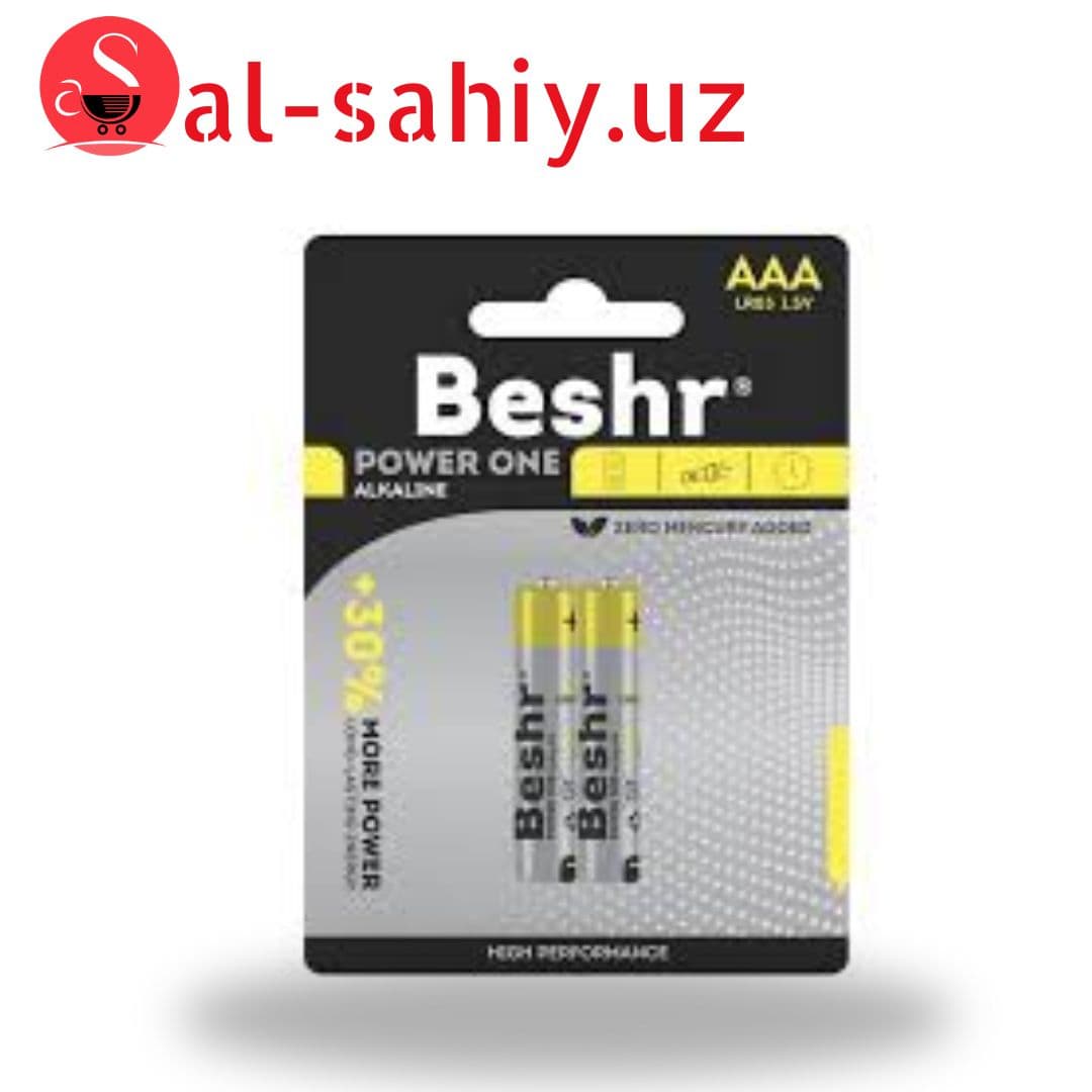 Батарейка Beshr AAA LR03 1.5V 1pcs (жёлтый)