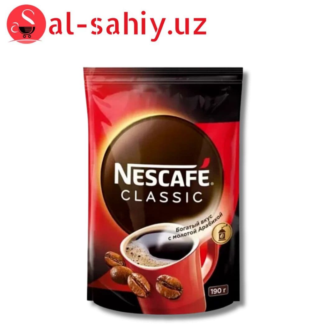 Кофе NESCAFE CLASSIC 190г растворимый с молотой